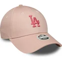 mutsid-kumer-roosa-reguleeritav-9forty-league-essential-los-angeles-dodgers-mlb-new-era