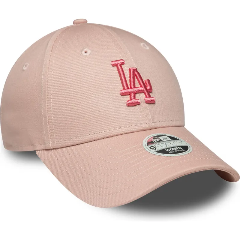mutsid-kumer-roosa-reguleeritav-9forty-league-essential-los-angeles-dodgers-mlb-new-era