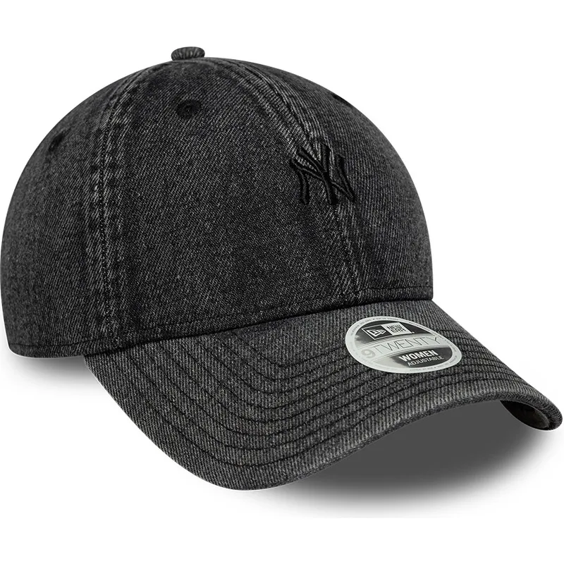 mutsid-kumer-must-reguleeritav-9twenty-denim-new-york-yankees-mlb-new-era