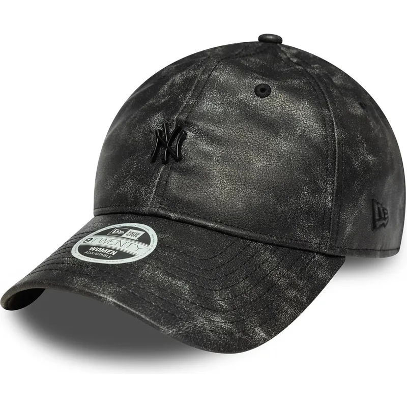 mutsid-kumer-must-reguleeritav-rihm-9twenty-worn-pu-new-york-yankees-mlb-new-era