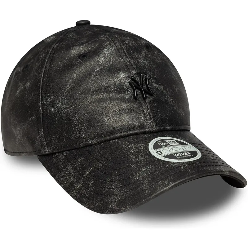 mutsid-kumer-must-reguleeritav-rihm-9twenty-worn-pu-new-york-yankees-mlb-new-era