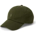 polo-ralph-lauren-curved-brim-green-logo-cotton-chino-classic-sport-green-adjustable-cap