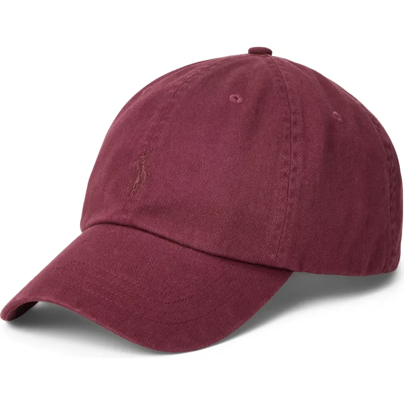 mutsid-kumer-punane-reguleeritav-cotton-chino-classic-sport-polo-ralph-lauren
