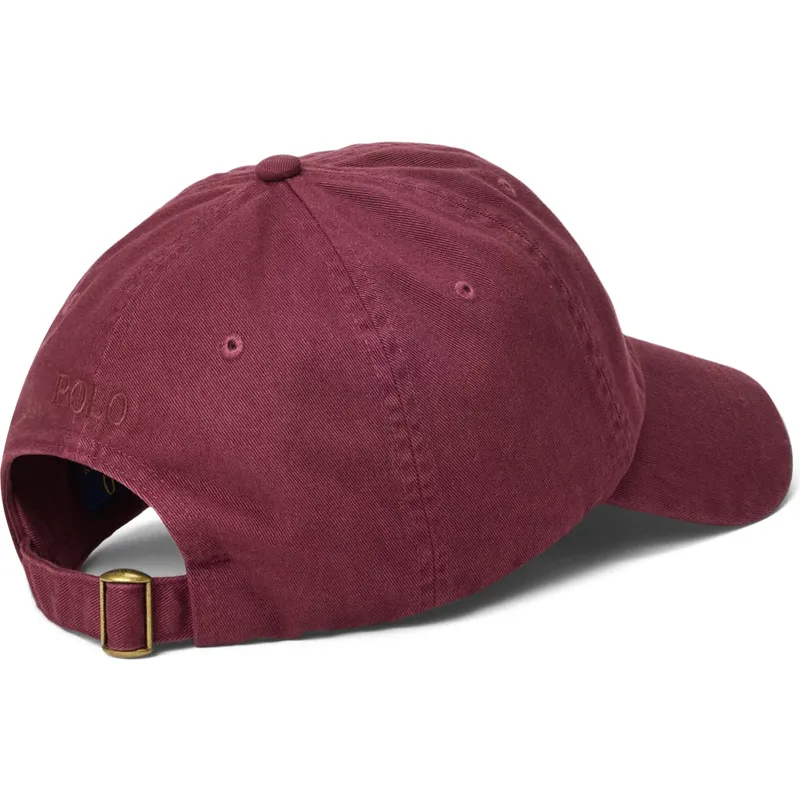 mutsid-kumer-punane-reguleeritav-cotton-chino-classic-sport-polo-ralph-lauren