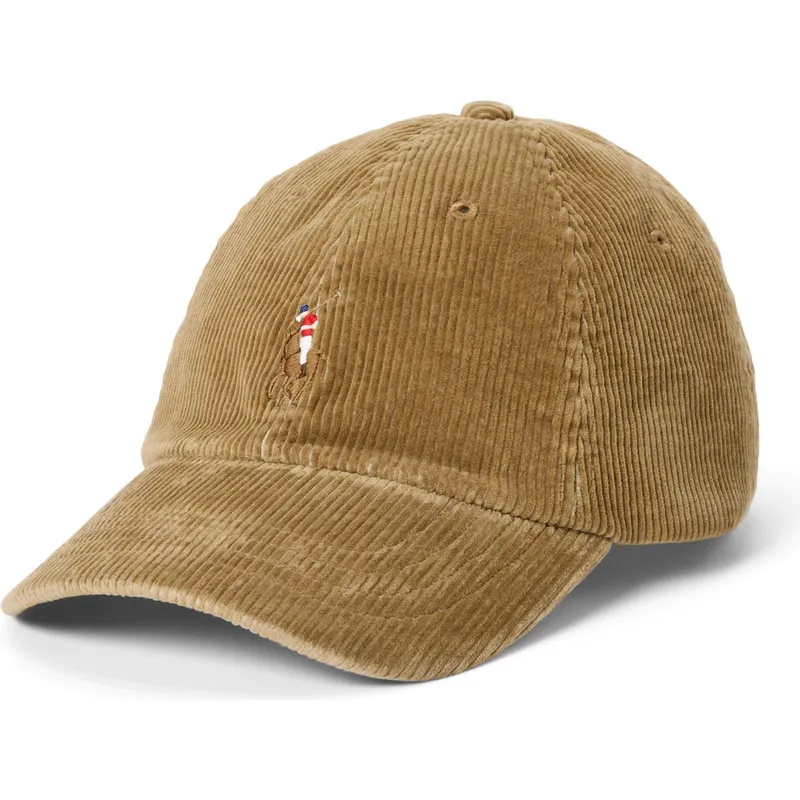 mutsid-kumer-pruun-reguleeritav-classic-sport-corduroy-polo-ralph-lauren