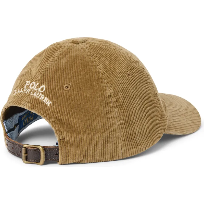 mutsid-kumer-pruun-reguleeritav-classic-sport-corduroy-polo-ralph-lauren