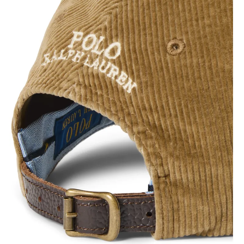 mutsid-kumer-pruun-reguleeritav-classic-sport-corduroy-polo-ralph-lauren