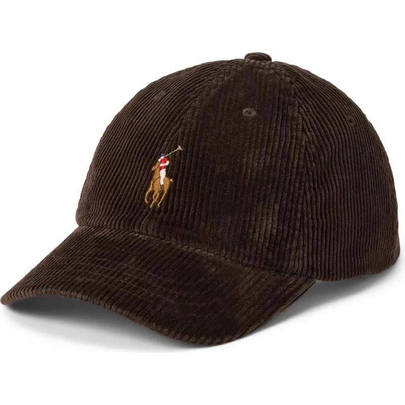 mutsid-kumer-pruun-reguleeritav-classic-sport-corduroy-polo-ralph-lauren