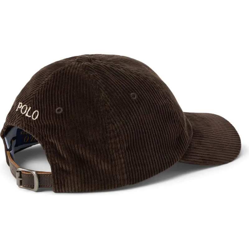 mutsid-kumer-pruun-reguleeritav-classic-sport-corduroy-polo-ralph-lauren