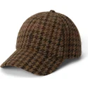 mutsid-kumer-pruun-reguleeritav-checked-wool-tweed-polo-ralph-lauren