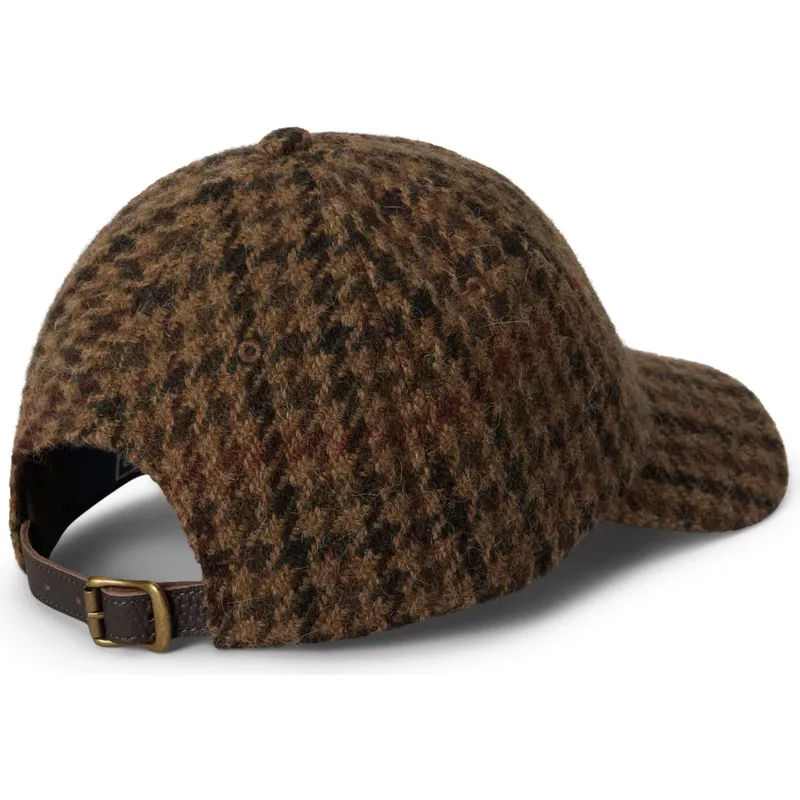 mutsid-kumer-pruun-reguleeritav-checked-wool-tweed-polo-ralph-lauren