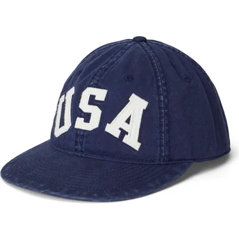 Mütsid lame meresinine reguleeritav USA Appliqued Twill Polo Ralph Lauren