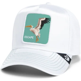 Cap kumer white snapback Goorin Bros. Pelican Bird Escape Not Into Yoga Great Escape The Farm White Hat The Farm de Goorin Bros.