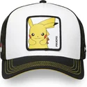 cap-kumer-black-snapback-pikachu-pokemon-capslab