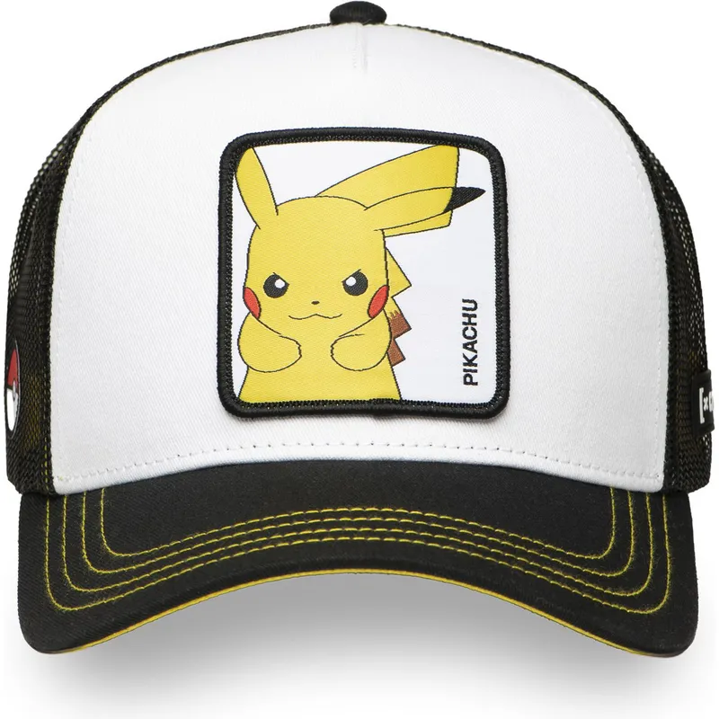 cap-kumer-black-snapback-pikachu-pokemon-capslab
