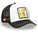 cap-kumer-black-snapback-pikachu-pokemon-capslab