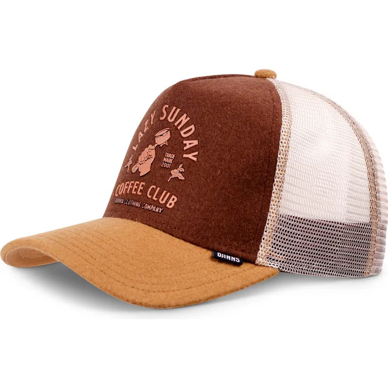 mutsid-kumer-veok-pruun-snapback-hft-lazy-barista-djinns