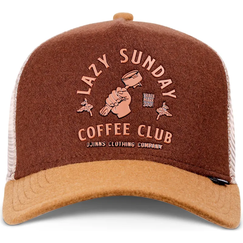 mutsid-kumer-veok-pruun-snapback-hft-lazy-barista-djinns