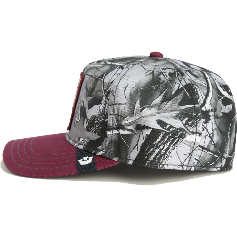 mutsid-kumer-punane-snapback-tuff-camo-desaturated-camo-the-farm-goorin-bros