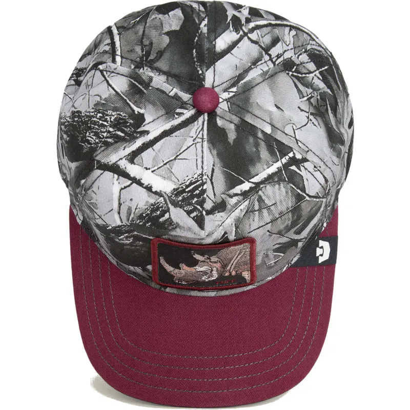 mutsid-kumer-punane-snapback-tuff-camo-desaturated-camo-the-farm-goorin-bros