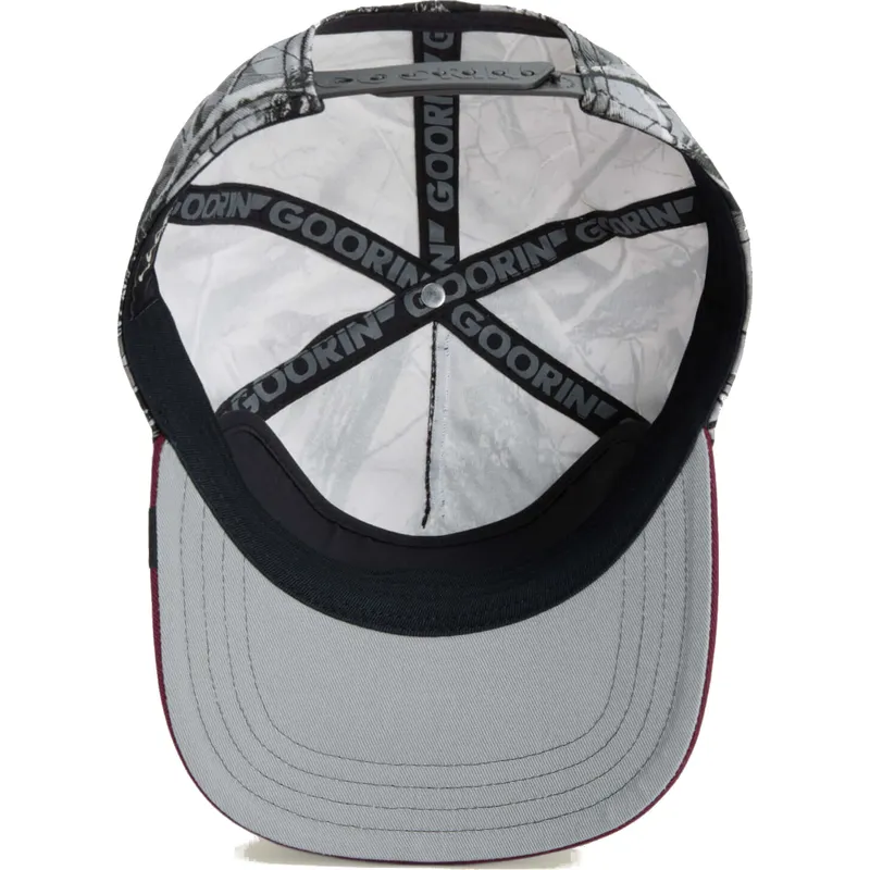 mutsid-kumer-punane-snapback-tuff-camo-desaturated-camo-the-farm-goorin-bros