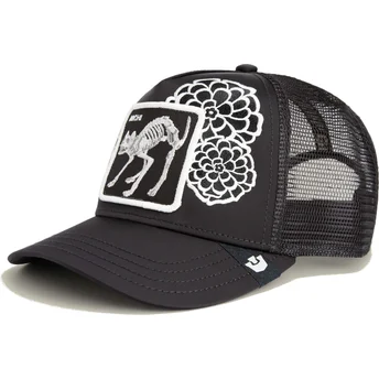 Cap kumer black snapback gato Dia de Michi Dia Los Muertos The Farm The Farm de Goorin Bros.