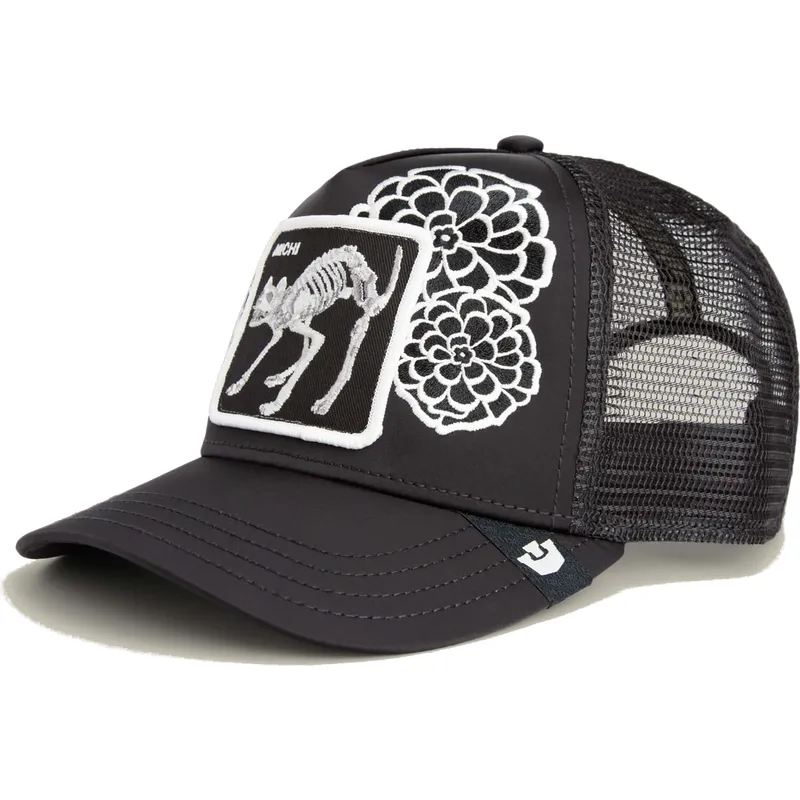 cap-kumer-black-snapback-gato-dia-de-michi-dia-los-muertos-the-farm-the-farm-de-goorin-bros