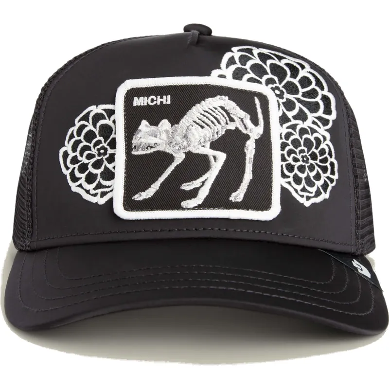 cap-kumer-black-snapback-gato-dia-de-michi-dia-los-muertos-the-farm-the-farm-de-goorin-bros