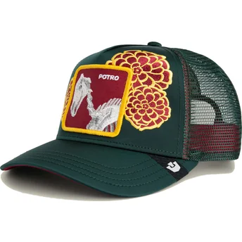 Mütsid kumer veok roheline snapback caballo Dia de Potro Dia Los Muertos The Farm The Farm de Goorin Bros.