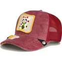 mutsid-kumer-punane-snapback-lucky-maneki-neko-happy-thoughts-the-farm-goorin-bros