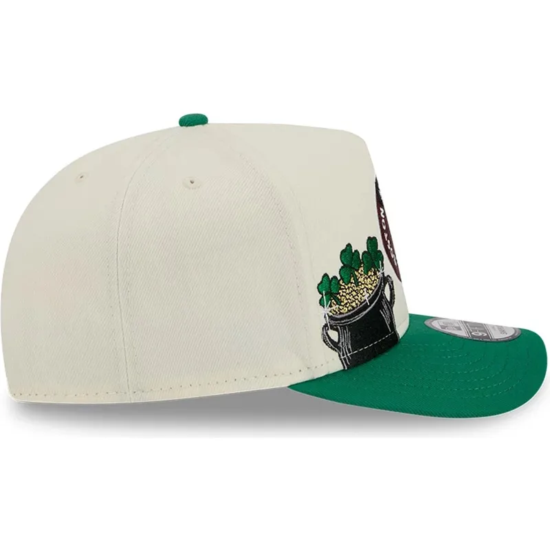 mutsid-kumer-roheline-snapback-9fifty-a-frame-precurved-hardwood-classics-boston-celtics-nba-new-era