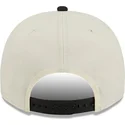 new-era-curved-brim-9fifty-a-frame-precurved-hardwood-classics-chicago-bulls-nba-beige-and-black-snapback-cap