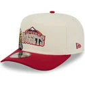mutsid-kumer-punane-snapback-9fifty-a-frame-precurved-hardwood-classics-denver-nuggets-nba-new-era