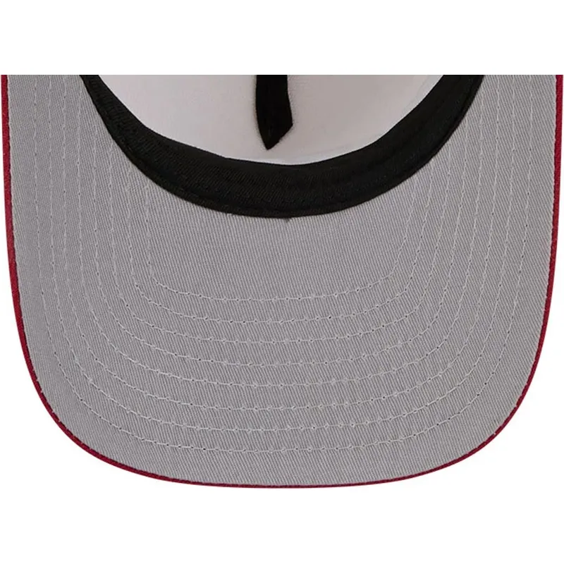 mutsid-kumer-punane-snapback-9fifty-a-frame-precurved-hardwood-classics-denver-nuggets-nba-new-era