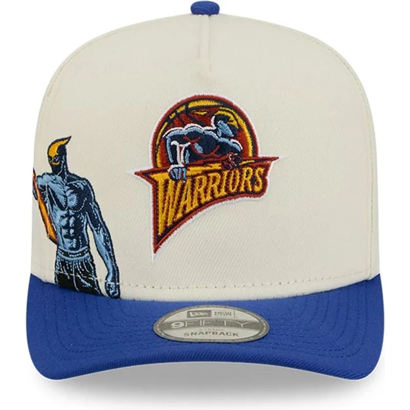 cap-kumer-blue-snapback-9fifty-a-frame-precurved-hardwood-classics-golden-state-warriors-nba-new-era