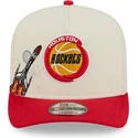 mutsid-kumer-punane-snapback-9fifty-a-frame-precurved-hardwood-classics-houston-rockets-nba-new-era