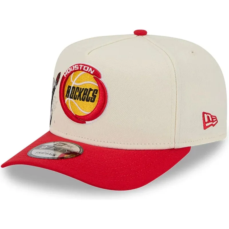 mutsid-kumer-punane-snapback-9fifty-a-frame-precurved-hardwood-classics-houston-rockets-nba-new-era