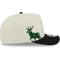 mutsid-kumer-must-snapback-9fifty-a-frame-precurved-hardwood-classics-milwaukee-bucks-nba-new-era