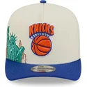 mutsid-kumer-sinine-snapback-9fifty-a-frame-precurved-hardwood-classics-new-york-knicks-nba-new-era