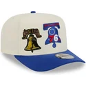mutsid-kumer-sinine-snapback-9fifty-a-frame-precurved-hardwood-classics-philadelphia-76ers-nba-new-era