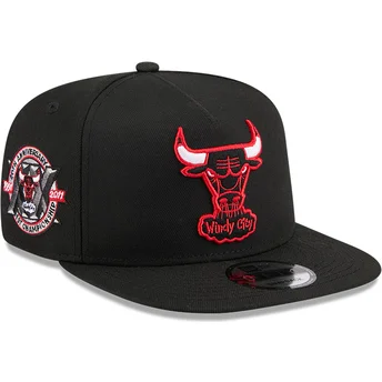 Cap lame black snapback 9FIFTY A Frame Hardwood Classics Chicago Bulls NBA New Era