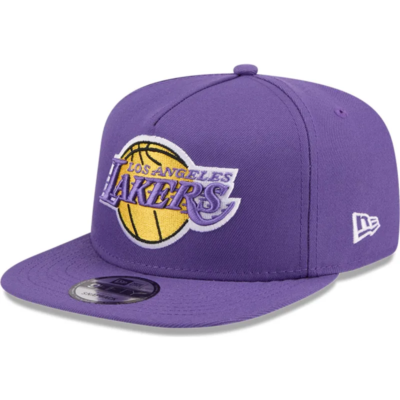 cap-lame-violet-snapback-9fifty-a-frame-hardwood-classics-los-angeles-lakers-nba-new-era