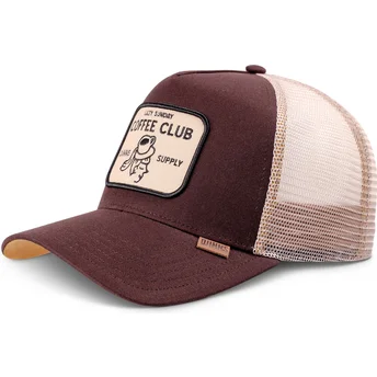 Mütsid kumer veok pruun snapback HFT Coffee Head Djinns