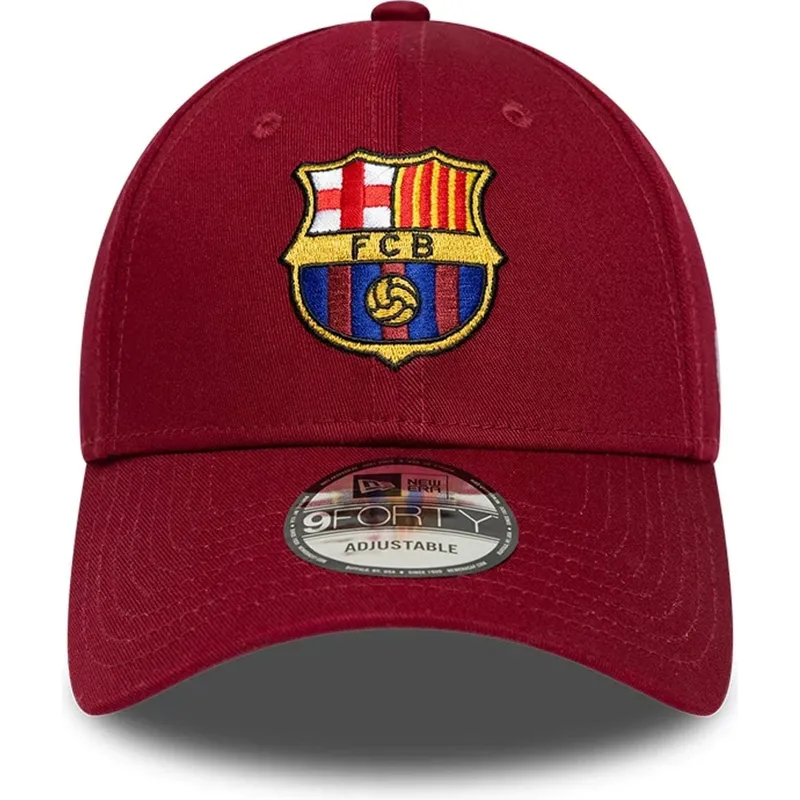 mutsid-kumer-punane-snapback-9forty-ajustable-fc-barcelona-laliga-new-era