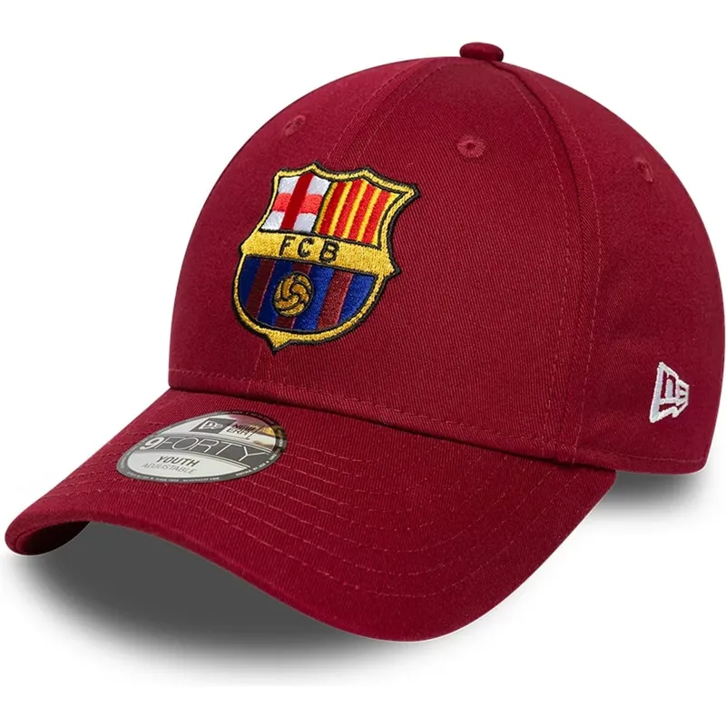 cap-kumer-red-snapback-lastele-9forty-ajustable-fc-barcelona-laliga-new-era