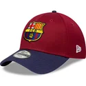 new-era-curved-brim-youth-fc-barcelona-laliga-9forty-contrast-red-and-blue-adjustable-cap