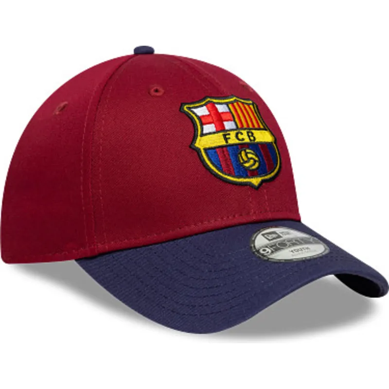 mutsid-kumer-mitmevarviline-snapback-lastele-9forty-ajustable-fc-barcelona-laliga-new-era