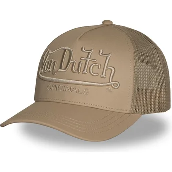 Mütsid kumer pruun snapback EMB02 Von Dutch