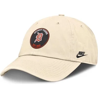Cap kumer beige adjustable strap Club Unstructured Organic Cotton Detroit Tigers MLB Nike