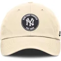 cap-kumer-beige-adjustable-strap-club-unstructured-organic-cotton-new-york-yankees-mlb-nike